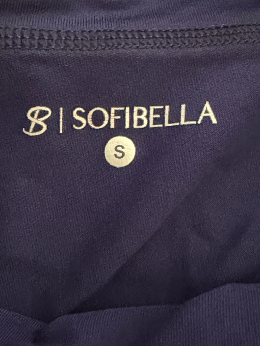 Women’s Sofibella Blue Gold & Leopard Print Athletic Tennis Skort Size Small